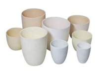 Ceramic crucibles and lids