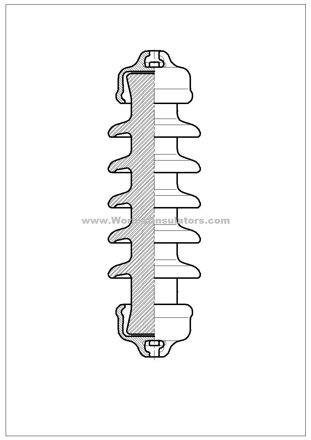 Suspension insulator LP 60/5/380