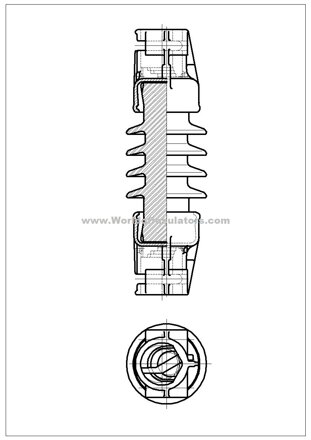 Railway insulator 4Ebs 13.01.42