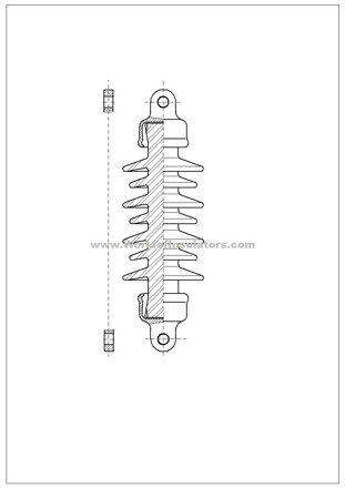 Railway insulator DZL 25c