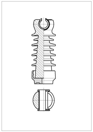 Post insulator VPAv 125/12/12a