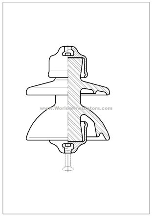 Suspension insulator VK 60/2